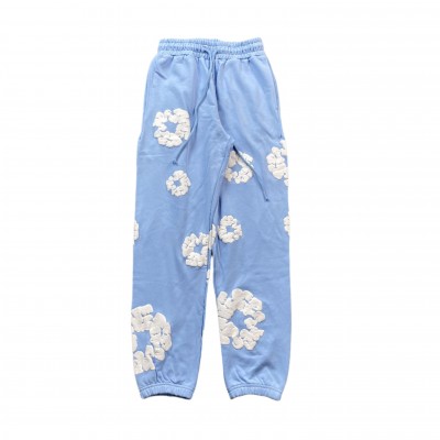 DENIM TEARS COTTON WREATH SWEATPANTS BABY BLUE