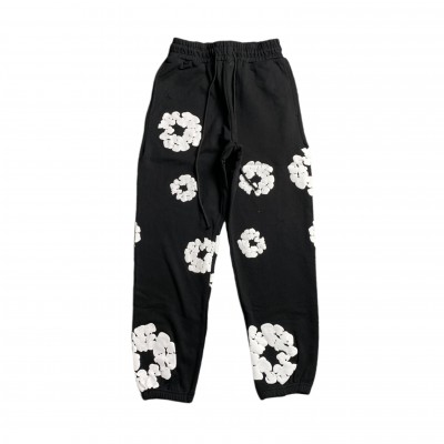 DENIM TEARS COTTON WREATH SWEATPANTS BLACK