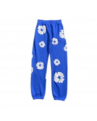 DENIM TEARS COTTON WREATH SWEATPANTS DEEP BLUE