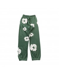 DENIM TEARS COTTON WREATH SWEATPANTS GREEN