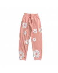 DENIM TEARS COTTON WREATH SWEATPANTS PEACH