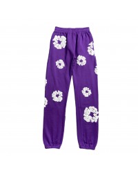 DENIM TEARS COTTON WREATH SWEATPANTS PURPLE