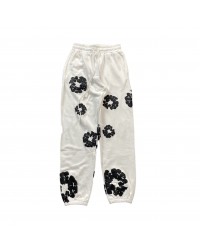 DENIM TEARS COTTON WREATH SWEATPANTS WHITE