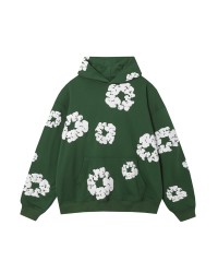 DENIM TEARS COTTON WREATH HOODIE DARK GREEN
