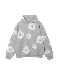 DENIM TEARS COTTON WREATH HOODIE GREY