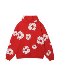 DENIM TEARS COTTON WREATH HOODIE RED