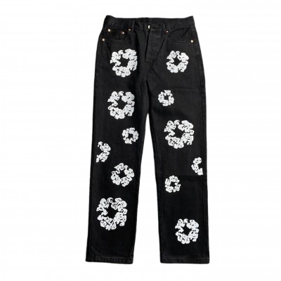 DENIM TEARS x LEVI'S COTTON WREATH JEANS BLACK