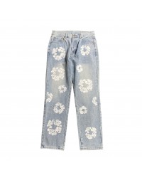 DENIM TEARS x LEVI'S COTTON WREATH JEANS LIGHT WASH