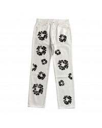 DENIM TEARS x LEVI'S COTTON WREATH JEANS WHITE