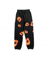 DENIM TEARS x OFFSET WREATH SWEATPANTS BLACK
