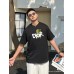 Dior Green Monster Graphic Black T-Shirt