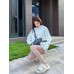 Dior White Hoodie with Bag Design