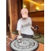 Dior Oversized Grey Logo White T-Shirt