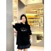 Dior Safety Pin Logo Black T-Shirt