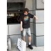 Dior Multicolor Logo Black T-Shirt