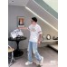 Dior White and Brown T-Shirt