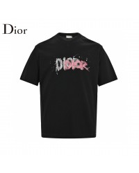 Dior Graffiti Logo T-Shirt in Black