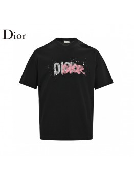 Dior Graffiti Logo T-Shirt in Black