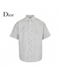 Dior Monogram Print Shirt (Gray)