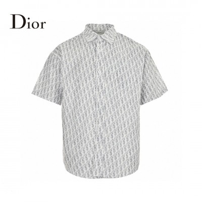 Dior Monogram Print Shirt (Gray)