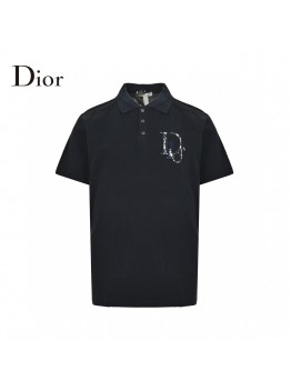 Dior Oblique Embroidered Polo Shirt
