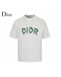 Dior Dripping Logo T-Shirt (White)
