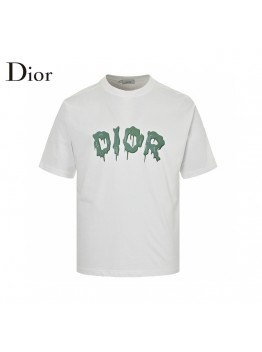 Dior Dripping Logo T-Shirt (White)