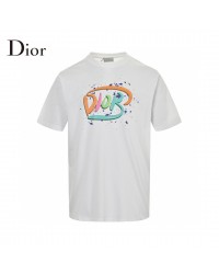 Dior Multicolor Logo White T-Shirt