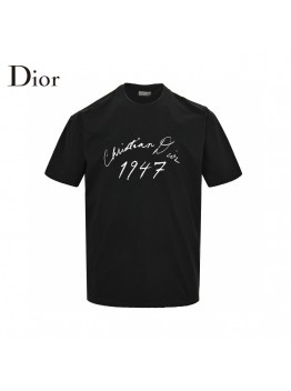 Dior 1947 Signature Black T-Shirt