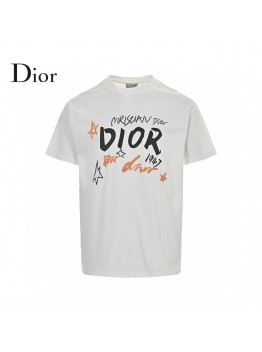 Dior Christian Dior Graphic White T-Shirt