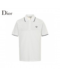 Dior White Polo Shirt