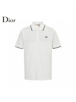 Dior White Polo Shirt