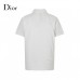 Dior Oblique Embroidered White Polo Shirt