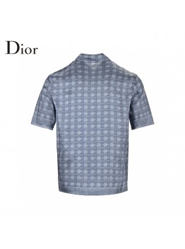 Dior Geometric Pattern Short Sleeve Shirt