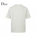 Dior Oversized Grey Logo White T-Shirt