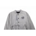 Dior Striped Bomber Jacket - Grey