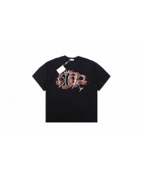 Dior T-Shirt with Artistic Logo Design