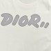 Dior Oversized Grey Logo White T-Shirt