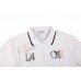 Dior Polo Shirt with Floral Logo Design