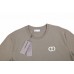 Dior Double D Logo T-Shirt (Khaki)