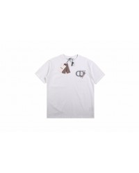 Dior T-Shirt with Floral CD Logo