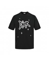 DIOR STAR GRAPHIC T-SHIRT BLACK