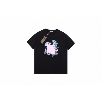 Dior T-Shirt with Floral Graphic Design