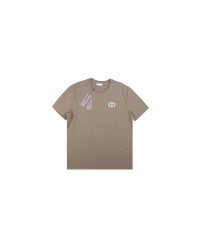 Dior Double D Logo T-Shirt (Khaki)