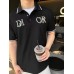 Dior Polo Shirt with Floral Logo Design