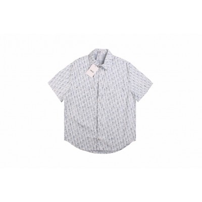 Dior Monogram Shirt (Blue/White)