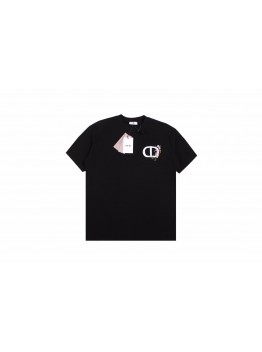 Dior T-Shirt with Floral CD Logo