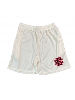 ERIC EMANUEL EE BASIC SHORTS CREAM/BLACK/RED