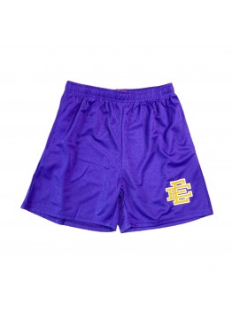 ERIC EMANUEL EE BASIC SHORTS PURPLE/YELLOW