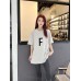 Fear of God Letter F T-Shirt (Light Grey)